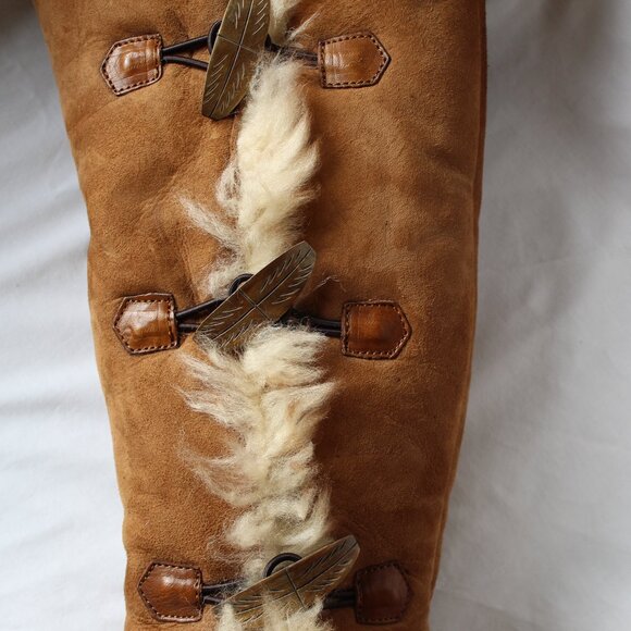 Born Leather and Suede Boots Size 11  NWT Never Worn - Picture 8 of 14